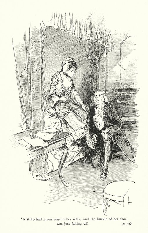 Ilustración para Un viaje sentimental de Laurence Sterne (litografía) de Thomas Heath Robinson