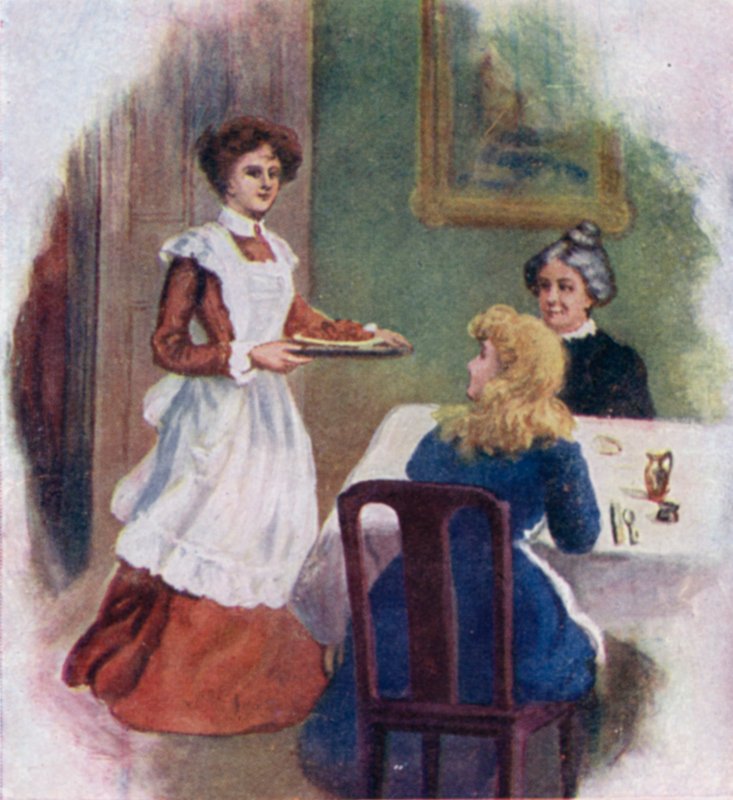 Ilustración para Good Wives de Louisa M Alcott (litografía en color) de Thomas Heath Robinson