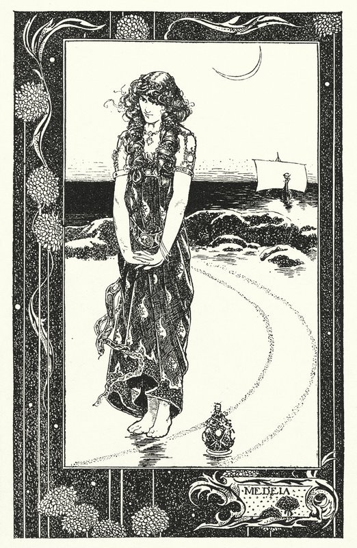 Medea (litografía) de Thomas Heath Robinson