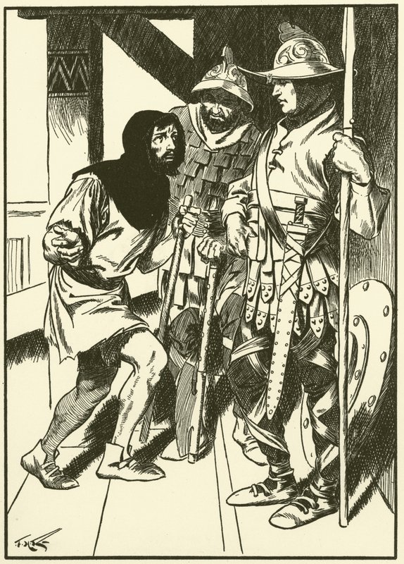 El carbonero del palacio (grabado) de Thomas Heath Robinson