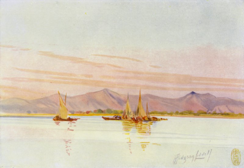 Cerca de Cantón, Barcos de pesca en el río Perla de Thomas Hodgson Liddell