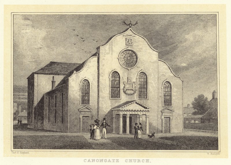 Iglesia de Canongate de Thomas Hosmer (after) Shepherd