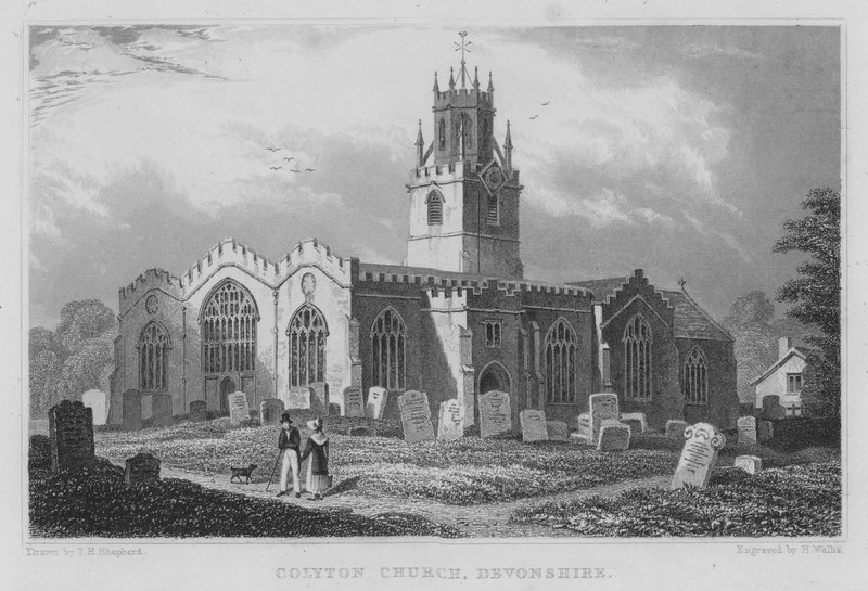 Iglesia de Colyton, Devonshire de Thomas Hosmer (after) Shepherd