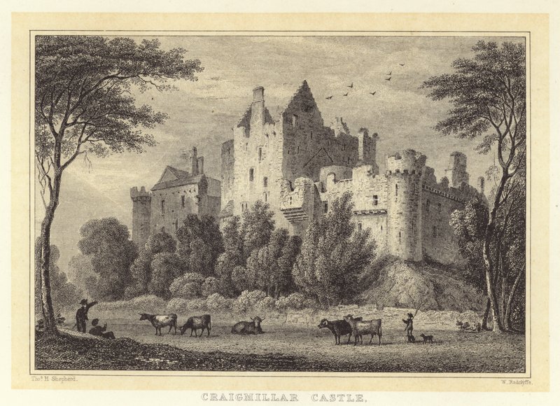 Castillo de Craigmillar de Thomas Hosmer (after) Shepherd