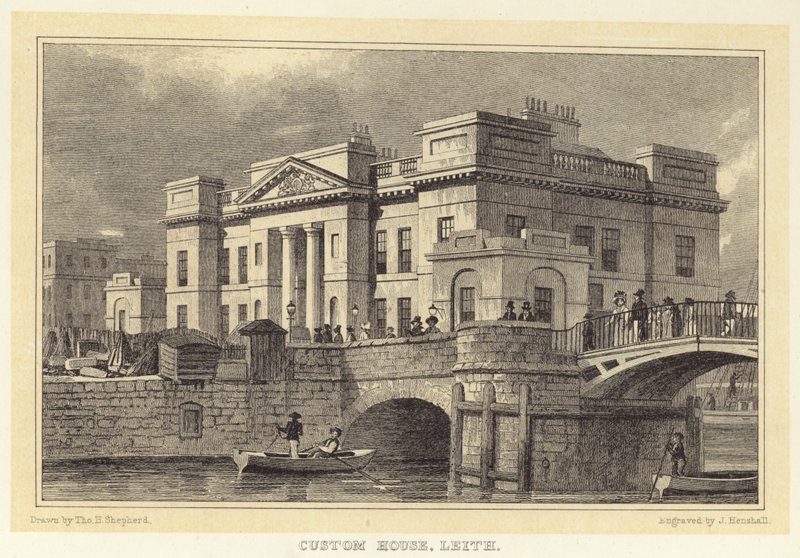 Aduana, Leith de Thomas Hosmer (after) Shepherd
