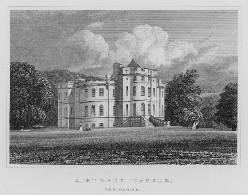 Airthrey Castle, Perthshire de Thomas Hosmer Shepherd