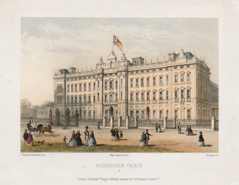 Palacio de Buckingham de Thomas Hosmer Shepherd