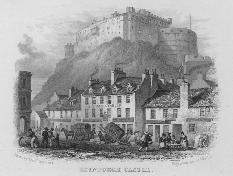 Castillo de Edimburgo de Thomas Hosmer Shepherd