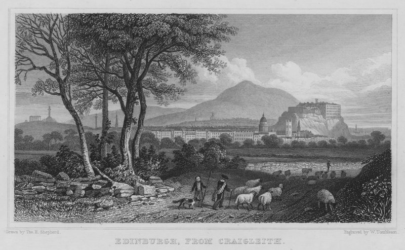Edimburgo, desde Craigleith de Thomas Hosmer Shepherd