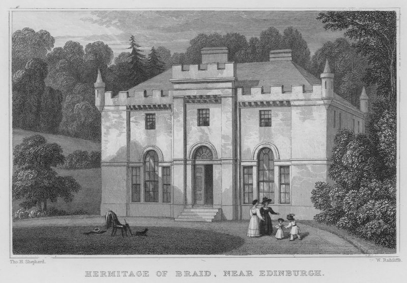 Ermita de Braid, cerca de Edimburgo de Thomas Hosmer Shepherd