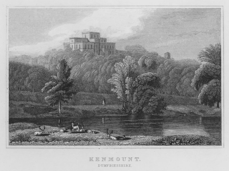 Kenmount, Dumfriesshire (grabado) de Thomas Hosmer Shepherd