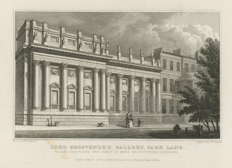Galería de Lord Grosvenor en Park Lane de Thomas Hosmer Shepherd