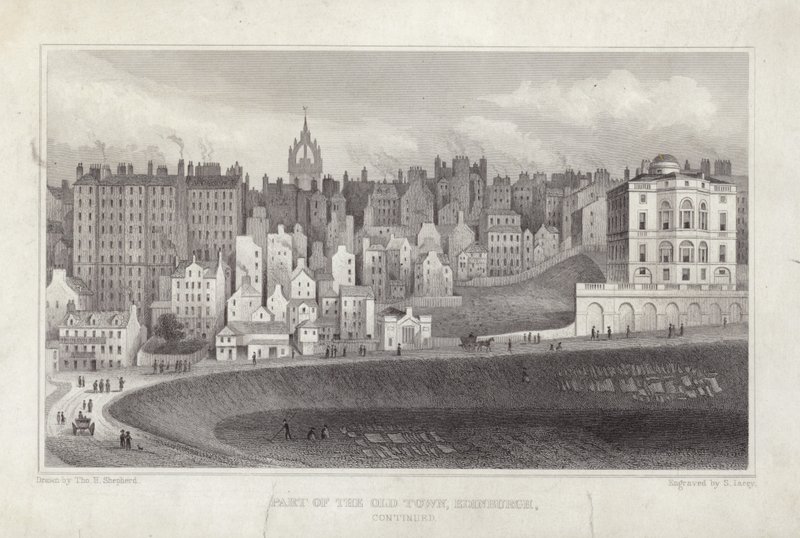 Parte del Casco Antiguo de Edimburgo de Thomas Hosmer Shepherd