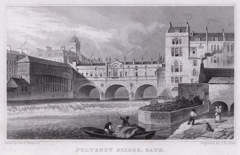Puente Pulteney, Bath de Thomas Hosmer Shepherd