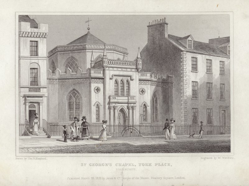 Capilla de San Jorge, York Place de Thomas Hosmer Shepherd