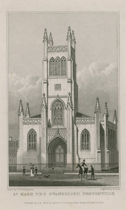 Iglesia de San Marcos, Clerkenwell de Thomas Hosmer Shepherd