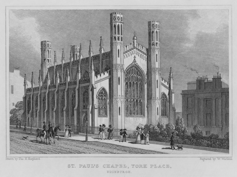 Capilla de San Pablo, York Place, Edimburgo de Thomas Hosmer Shepherd