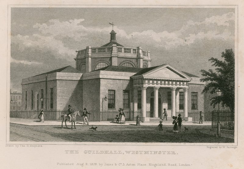 El Guildhall, Westminster, Londres de Thomas Hosmer Shepherd