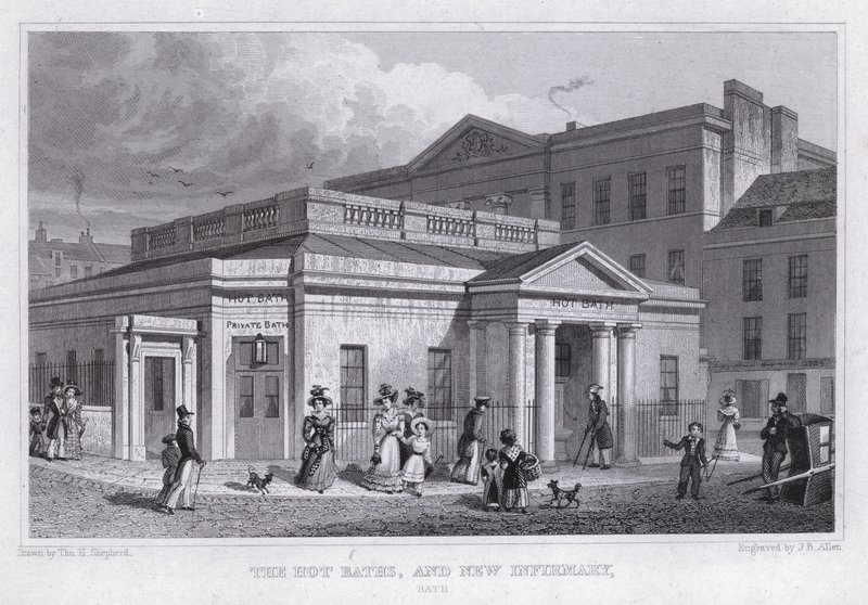 Los Baños Termales y la Nueva Enfermería, Bath de Thomas Hosmer Shepherd