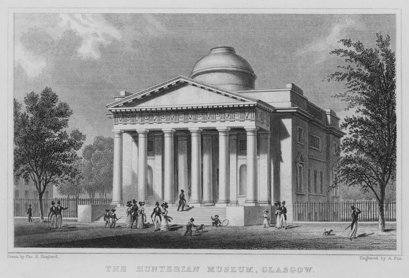 El museo Hunteriano, Glasgow de Thomas Hosmer Shepherd