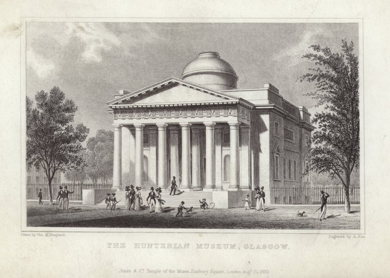 El Museo Hunterian, Glasgow de Thomas Hosmer Shepherd