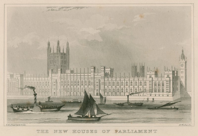 Las nuevas Casas del Parlamento de Thomas Hosmer Shepherd