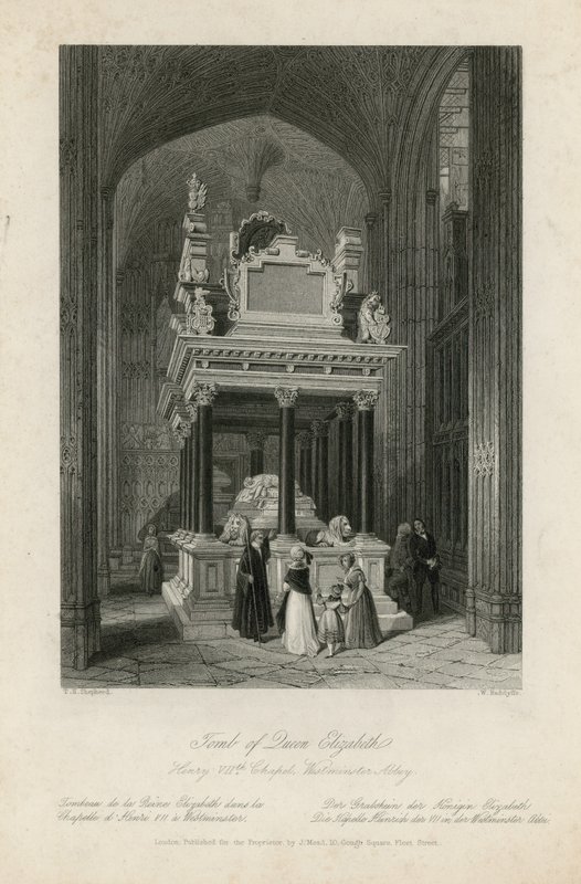 Tumba de la Reina Isabel I de Thomas Hosmer Shepherd