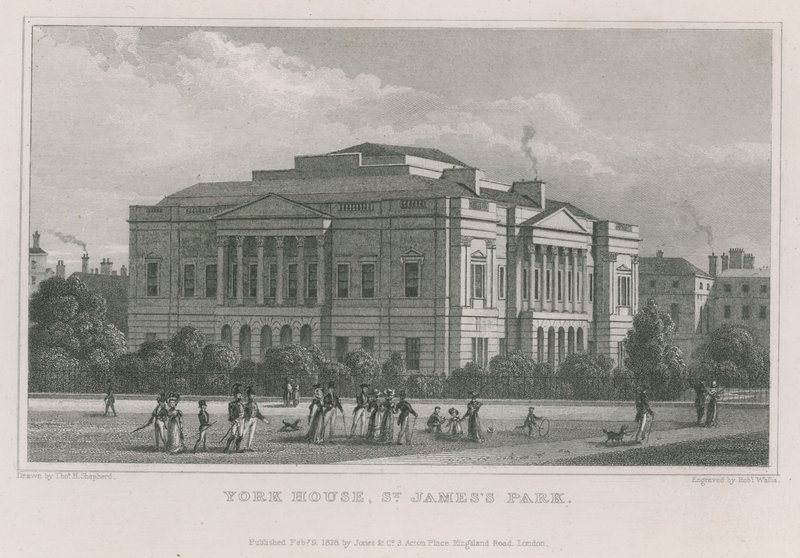 Casa York, Parque St James, Londres de Thomas Hosmer Shepherd