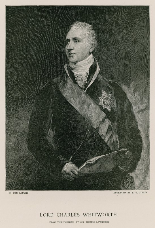Lord Charles Whitworth de Thomas Lawrence