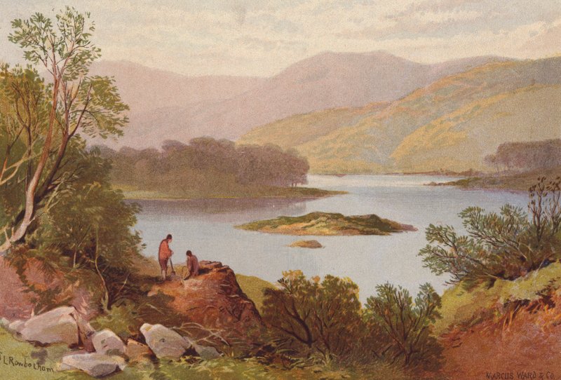 Lagos de Killarney, Killarney (litografia en color) de Thomas Leeson the Elder Rowbotham