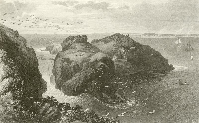 Carrick A Rede, Costa de Antrim, Irlanda de Thomas Mann Baynes
