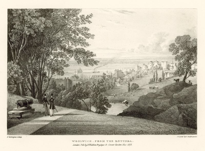 Woolwich desde la Rotonda, Londres de Thomas Mann Baynes