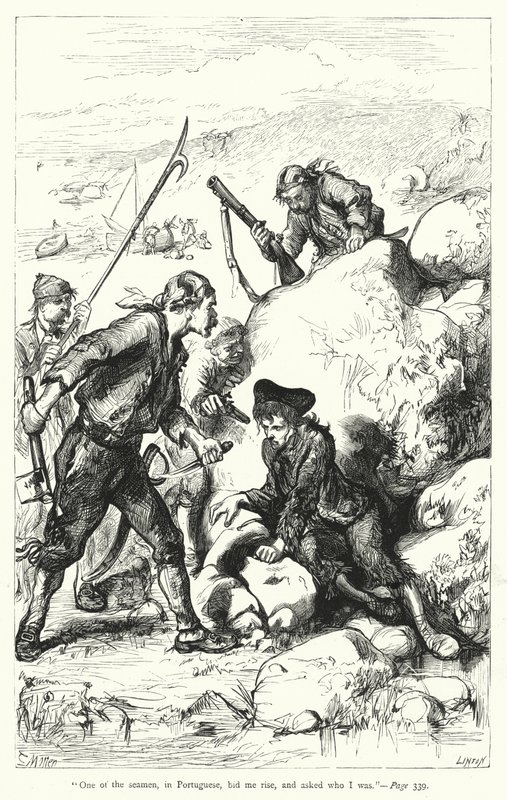 Ilustración de Los viajes de Gulliver de Jonathan Swift de Thomas Morten