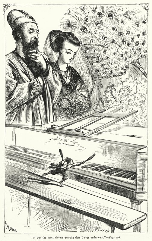 Ilustración de Los viajes de Gulliver de Jonathan Swift de Thomas Morten
