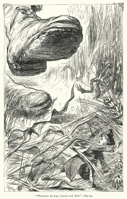 Ilustración de Los viajes de Gulliver de Jonathan Swift de Thomas Morten