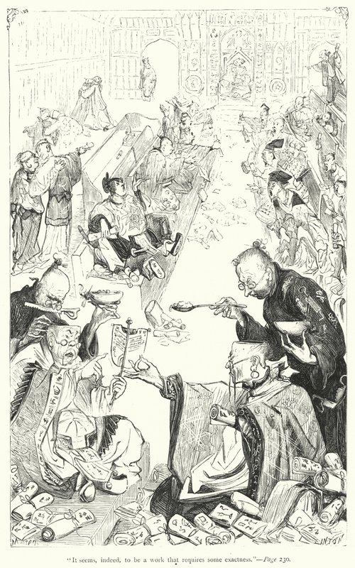 Ilustración para Los viajes de Gulliver de Jonathan Swift de Thomas Morten