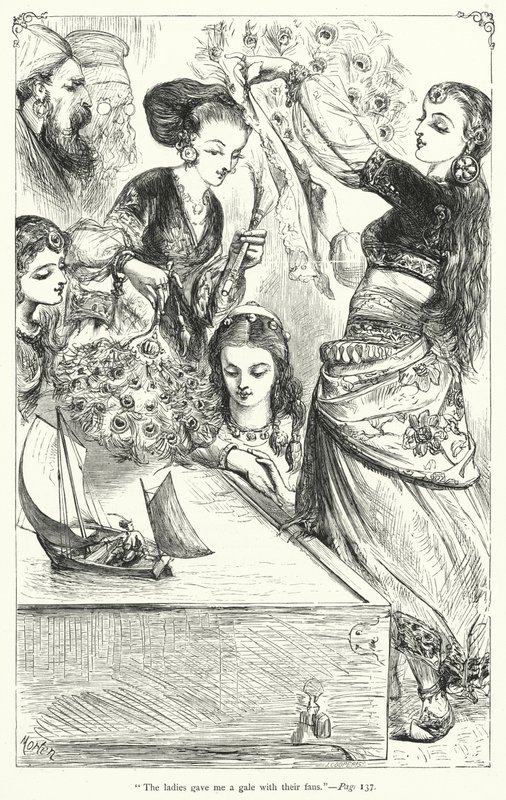 Ilustración para Los viajes de Gulliver de Jonathan Swift de Thomas Morten