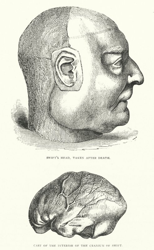 Ilustración de la vida de Jonathan Swift (grabado) de Thomas Morten