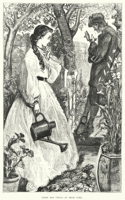 Ilustración de la vida de Jonathan Swift (grabado) de Thomas Morten