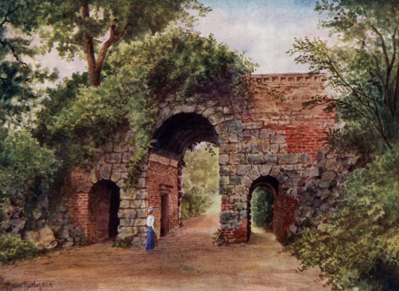 Jardines de Kew: El Arco en Ruinas de Thomas Mower Martin