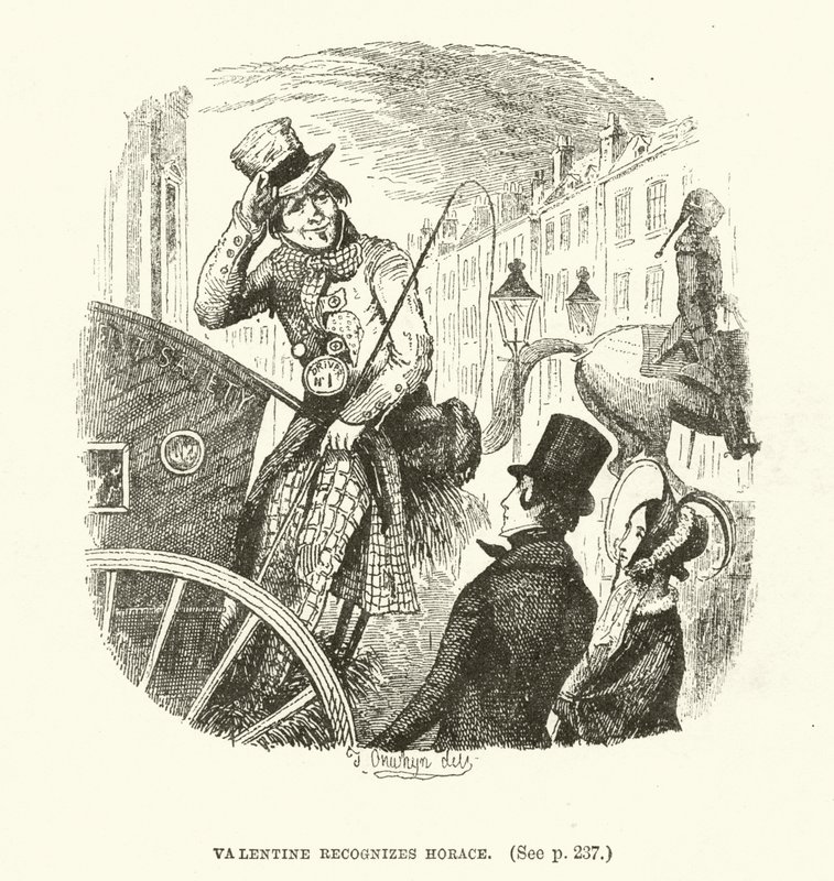 Ilustración para Valentine Vox de Thomas Onwhyn