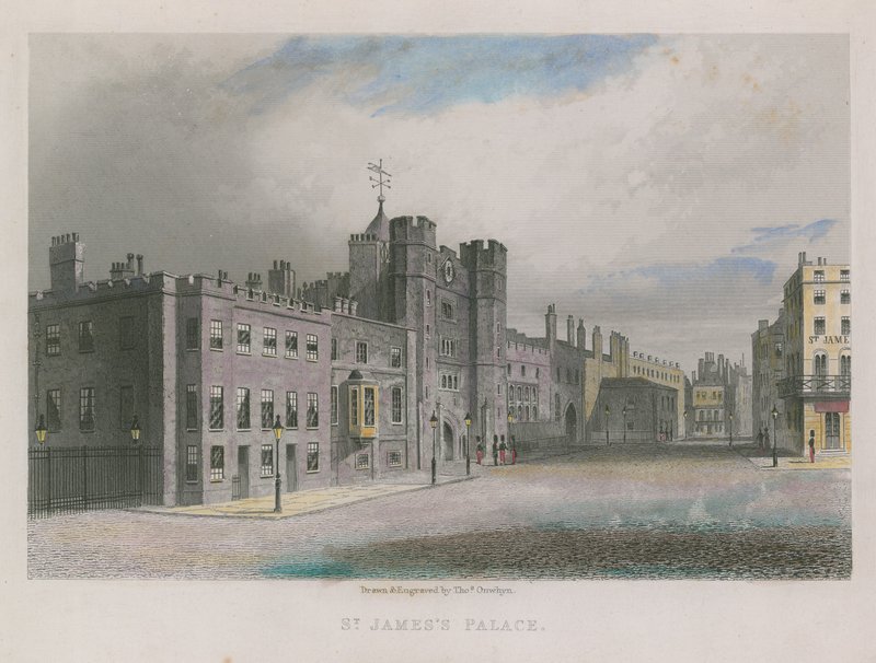 Palacio de St James en Pall Mall de Thomas Onwhyn