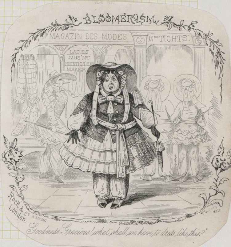 Moda femenina victoriana: bombachos de Thomas Onwhyn