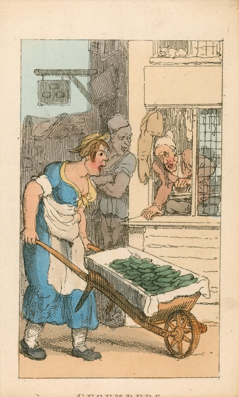 Pepinos de Thomas Rowlandson