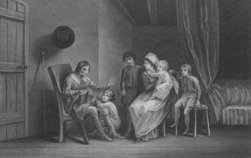 Cristiano expresa sus miedos a su familia de Thomas Stothard