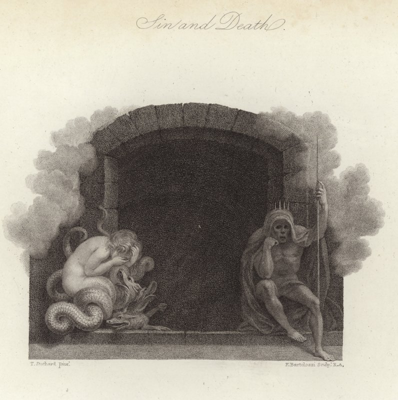 Pecado y Muerte de Thomas Stothard