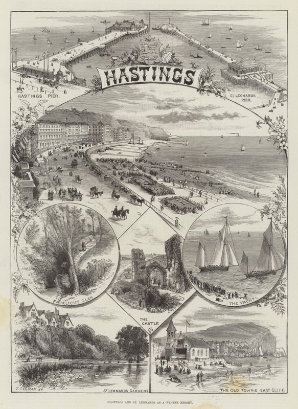 Hastings y St Leonards como un resort de invierno de Thomas Sulman