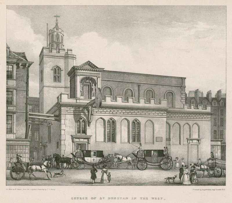 Iglesia de San Dunstan en el Oeste de Thomas Talbot Bury