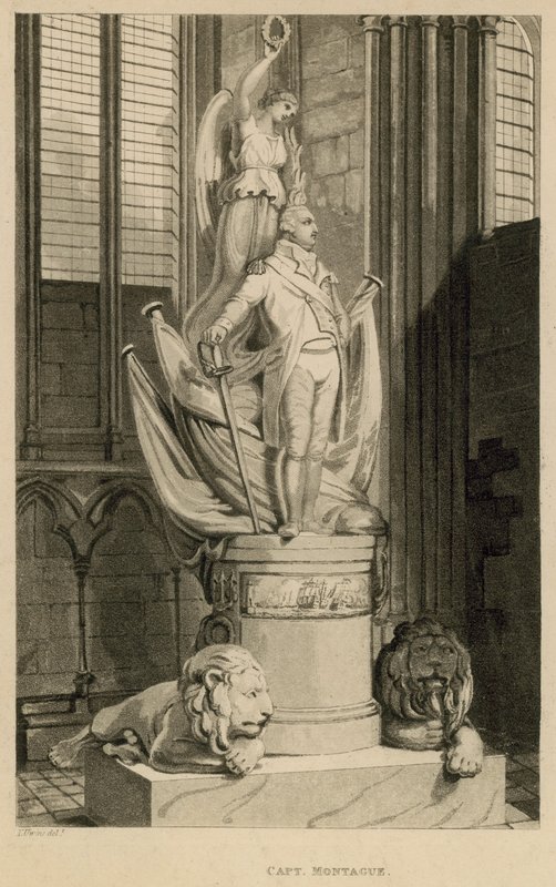 Memorial al Capitán Montague, Abadía de Westminster, Londres de Thomas Uwins