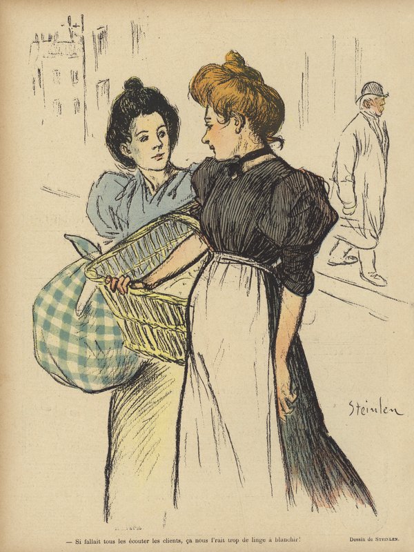 Ilustración para Le Rire de Théophile Alexandre Steinlen